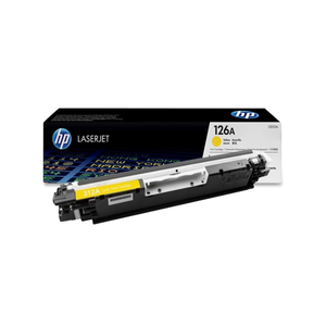 Cartucho de Tóner Original HP 126A Amarillo para Impresora LaserJet, Cartucho de Tóner HP CE312A - Product Image 1