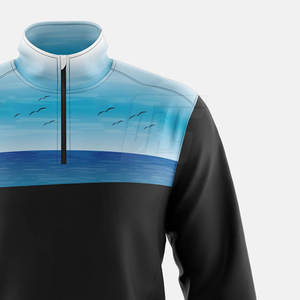 Veste à fermeture éclair sur le côté pour homme, vêtements de sport modernes, veste à fermeture éclair sur le côté pour homme, pour le fitness et les sports de plein air - Product Image 4