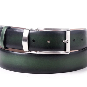 Nuevo Cinturón de Cuero Vacuno Genuino Hecho a Mano en Italia, Estilo Pakistaní GLVB0013, Aleación Galvánica, 3.5CM de Ancho, Longitud Personalizada - Product Image 1