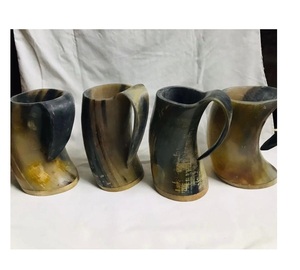 New <strong>Design</strong> Viking Horn <strong>Mug</strong> High Quality Viking Wine Shot Glass Indian Natural Horn Factory Price From India by Address Craft - Product Image 6