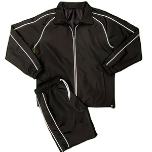 <b>Men</b> Windbreaker <b>Summer</b> Nylon Polyester Shell Tracksuit Two Piece Jogging Heat Suit Track <b>Jacket</b> Set Custom Printing - Product Image 1