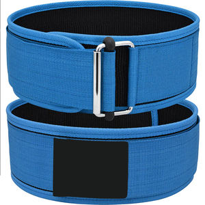 Cinturones en cuclillas de gimnasio personalizados al por mayor, cinturones anchos ajustables para hombres y mujeres, cinturones dobles de soporte Lumbar de neopreno - Product Image 6