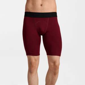 Short de compression marron Elite Slim Fit taille XXS, taille élastique, logo personnalisé, en polyester tissé lourd et tricoté foncé - Product Image 1
