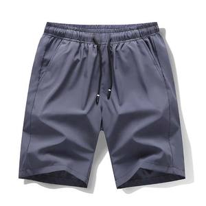 Shorts de jogging décontractés pour hommes, été 2025, 100 % coton, logo personnalisé, respirants, taille haute, pour la course à pied - Product Image 2