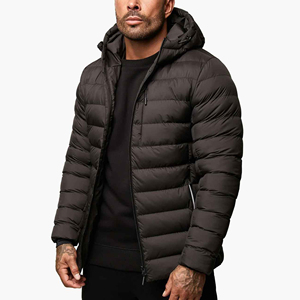 Chaqueta acolchada de alta calidad de diseño personalizado de OEM para hombre, invierno y otoño de burbuja para abrigo grueso, estilo de calle pakistaní - Product Image 1
