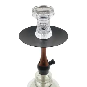 hochwertiges individuelles Hookah-Schale-Set Kristallglas Shisha-Schale Raucherzubehör Großhandel