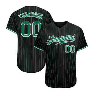 Por encargo usted propio diseño al por mayor Oem sublimación Plain Blank Baseball Jersey camiseta personalizada béisbol Jersey - Product Image 4