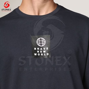 Custom Boxy Tee High Quality Boxy Fit <b>Tshirts</b> Manufacturing DTG LOGO Heavyweight Men T-shirt - Product Image 6