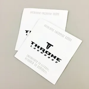 Offre Spéciale étiquettes tissées personnalisées pour vêtements Satin Logo vêtements étiquette fin pli cou étiquette - Product Image 1