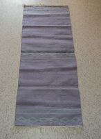 Alfombra de Corredor Personalizable, Tejida a Mano, de Algodón, Moderna, Antideslizante, Lavable, Ecológica, con Rayas, para Hogar, Cocina, Dormitorio, Yoga