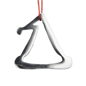 Vente en gros d'ornement suspendu en métal argenté pour la décoration d'arbre de Noël d'Inde - Product Image 6
