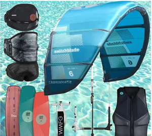 Auténtica y Nueva Lona de Kitesurf Cabr-inha SWitchblade de 12 m Azul para Kiteboarding y Kitesurfing - Product Image 1