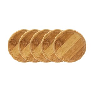 Wooden Coasters for Home Use Table Cup <b>Teacup</b> & Mug Mat Decorative Household Cup Pad for Dinning Table - Product Image 2