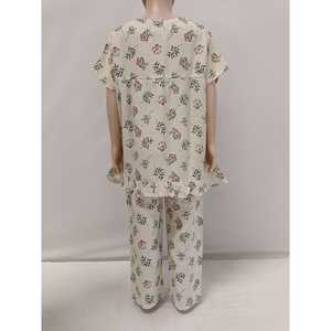 Pyjamas quotidiens d'été décontractés pour enfants vêtements de nuit à manches courtes pour filles avec un matériau léger et confortable - Product Image 2