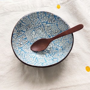 Cuenco de cáscara de coco pulido con logotipo personalizado, cuencos lacados con conchas de mar, tazón de perlas con incrustaciones - Product Image 4