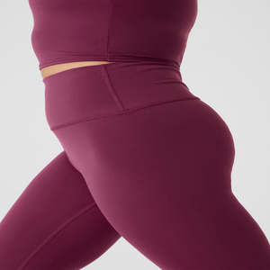 Women's High Waist Slim Fit Fitness <b>Leggings</b> New Design <b>Fleece</b> Fabric Casual Breathable Yoga Wholesale Supply Women <b>Leggings</b> - Product Image 5