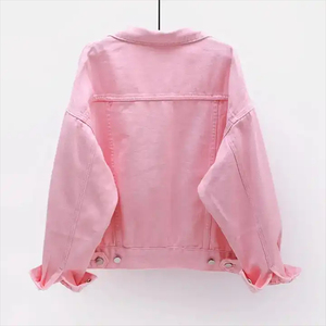 Vestes en jean vintage pour femmes Vêtements d'extérieur classiques, confortables et élégants pour une tenue décontractée intemporelle - Product Image 5