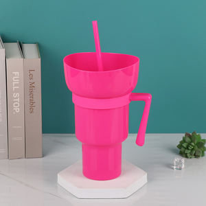 Bereit zum Versand auf Lager Fabrik preis 32oz Kaltwasser Farbe ändern benutzer definierte Logo Becher 2 in 1 Snack und Getränke becher - Product Image 6