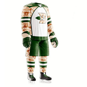 Vente directe d'usine uniforme de hockey sur glace/nouveau style meilleur prix dernière conception maillot et short de hockey sur glace - Product Image 2