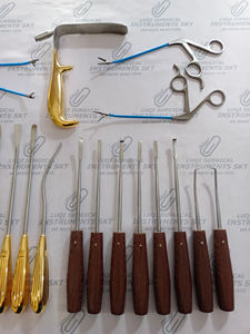 Ensemble d'instruments de lifting facial endoscopique de qualité supérieure |   Instruments de chirurgie plastique faciale en acier inoxydable allemand |   Ensemble de lifting des sourcils certifié CE - Product Image 3