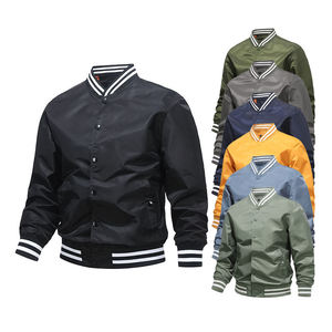 Chaqueta universitaria de diseño personalizado para hombre estilo bombardero de béisbol estilo Retro Letterman College deportes prendas de vestir exteriores Casual - Product Image 1