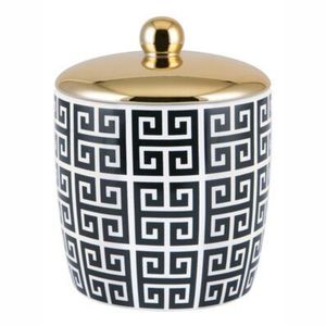 Jarra de Almacenamiento Hexagonal de Lujo de Metal de Cobre con Tapa, Contenedor Decorativo de Acero Inoxidable Color Oro Rosa para Dulces y Frutos Secos para Decoración del Hogar - Product Image 4