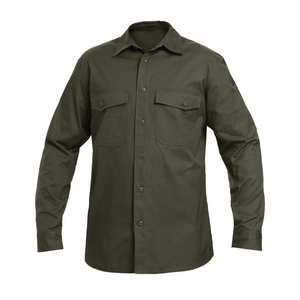 เสื้อเชิ้ตแขนยาวผ้าฝ้าย100% ลำลองกลางแจ้งสำหรับผู้ชายเสื้อเชิ้ตทำงานทนทานสำหรับช่างเครื่องหรือช่างไฟฟ้าฤดูใบไม้ผลิและฤดูใบไม้ร่วง - Product Image 6