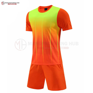 เสื้อผ้าฟุตบอลพิมพ์ลายดิจิทัลสำหรับผู้ชายชุดฟุตบอลแบบปรับแต่งโลโก้ของคุณเอง - Product Image 4