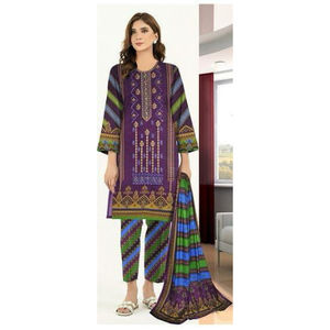 Latest Pakistani Women's Shalwar Kameez <b>Dress</b> Solid Color Woolen <b>Shawl</b> With Floral Pattern Casual Silk Party <b>Dress</b> From Pakistan - Product Image 4