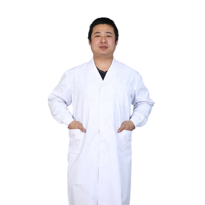 Uniforme médical de haute qualité, vêtements de travail pour infirmière | Blouse de laboratoire blanche unisexe à manches longues pour hôpital - Product Image 1