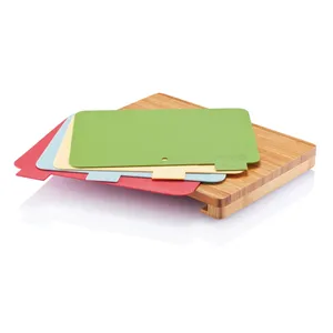 Set di 4 Taglieri Personalizzati in PP e Bambù, Blocchi da Taglio Premium - Product Image 4