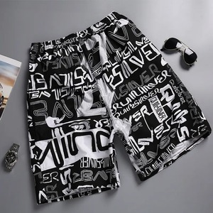 2024 <b>Men's</b> Custom Logo Reactive <b>Swimming</b> <b>Shorts</b> Solid <b>Pattern</b> Summer Board Swimwear Quick Dry Casual Style Eco-Friendly - Product Image 3