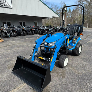 LS MT125 Compact Tractor with Front Loader – 4WD Diesel Farm Tractor - Product Image 1