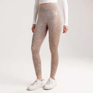 Leggings Optime XXL Caqui Sin Costuras de Spandex/Nylon, Cintura Alta Cruzada, Efecto Push-up, Elásticos en 4 Direcciones, Transpirables, Cintura Elástica - Product Image 3