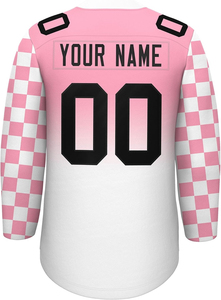 Camiseta de hockey sobre hielo personalizada directa de fábrica OEM impresión por sublimación de alta calidad transpirable que absorbe la humedad para hombres al por mayor - Product Image 5