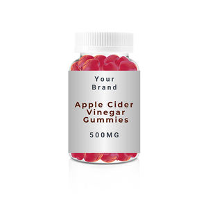 Enorme Venta de suplementos nutricionales de calidad excepcional Vinagre de sidra de manzana sin Gulten (500mg) gomitas para compradores a granel - Product Image 1