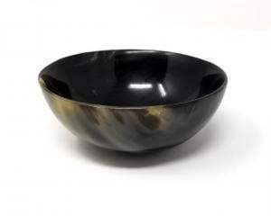 <b>BOWL</b> QUALITY NATURAL BUFFALO HORN <b>BOWL</b> Available in All Sizes Indian Horn Crafts Decorative Horn <b>Bowl</b> for Home and Decor - Product Image 1