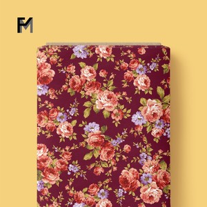 Tissu en coton doux Finemore avec motif floral <span class=keywords><strong>Wiltshire</strong></span>, Sambourne, Bridgerton, nœud, bouquet, trèfle, blocs de couleurs - Nouveauté - Product Image 3
