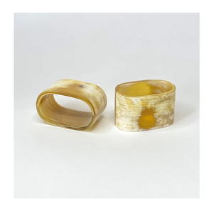 แหวนรองผ้าเช็ดปากรูปเขาควายขายดีอุปกรณ์รับประทานอาหารค่ำ - Product Image 3