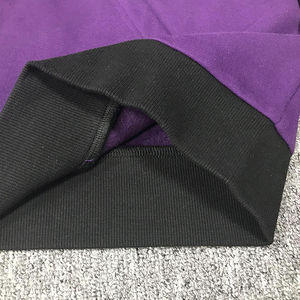 เสื้อฮู้ดคอปกซิปสำหรับผู้ชายเสื้อแจ็คเก็ตผ้าฝ้ายปักโลโก้สีม่วงสำหรับใส่เล่นกีฬาปักโลโก้ได้ตามต้องการ - Product Image 6