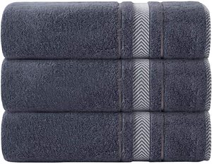 Venta al por mayor personalizar la calidad del hotel 100% algodón rizo toallas de regalo toallas de baño de lujo para Baño y Spa - Product Image 2