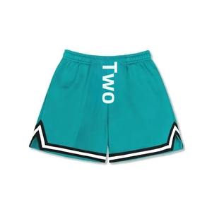 Pantalones Cortos de Baloncesto Personalizados de Lana Peinada, Impresión Digital con Logotipo, Poliéster Transpirable, Ecológico, de Secado Rápido para Hombre - Product Image 5