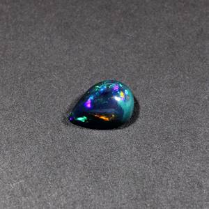 พลอยสีดำธรรมชาติ13X10ลูกแพร์ Cabochon 3.50 CTS 1ชิ้นอัญมณีหลวมสำหรับการทำเครื่องประดับ - Product Image 3