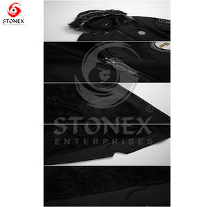 Chaqueta con capucha de ropa cálida, característica personalizada, chaquetas parka de varios colores de talla grande para hombres. - Product Image 3