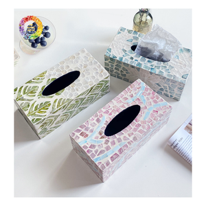 Boîte à mouchoirs en bois faite à la main avec incrustation de nacre, décoration de luxe pour la maison, boîte à mouchoirs carrée, distributeur de serviettes décoratif - Product Image 4