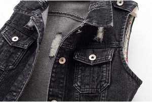 Veste en jean pour femmes dernier style pour femmes manches longues vêtements pour femmes quantité en vrac vêtements en denim vestes pour l'hiver - Product Image 5