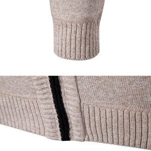 Cárdigan de punto informal de algodón 100% de último diseño de tendencia de alta calidad para hombre, cárdigan de punto suelto de gran tamaño a la venta - Product Image 3