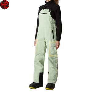 Pantalon de ski Baggy imperméable d'extérieur bavoir tenues de neige personnalisées pantalon Softshell de snowboard bavoir pantalon de neige pour femmes - Product Image 6