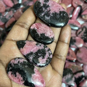 อัญมณีทรงโรโดไนท์ทรงหลังเบี้ยทรงหลวมเกรด AAA สำหรับเครื่องประดับทุกขนาด - Product Image 1