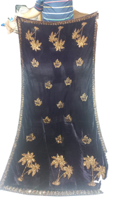 Châles d'hiver élégants pour femmes Velours élégant pour les occasions spéciales et les événements formels Impression numérique - Product Image 5